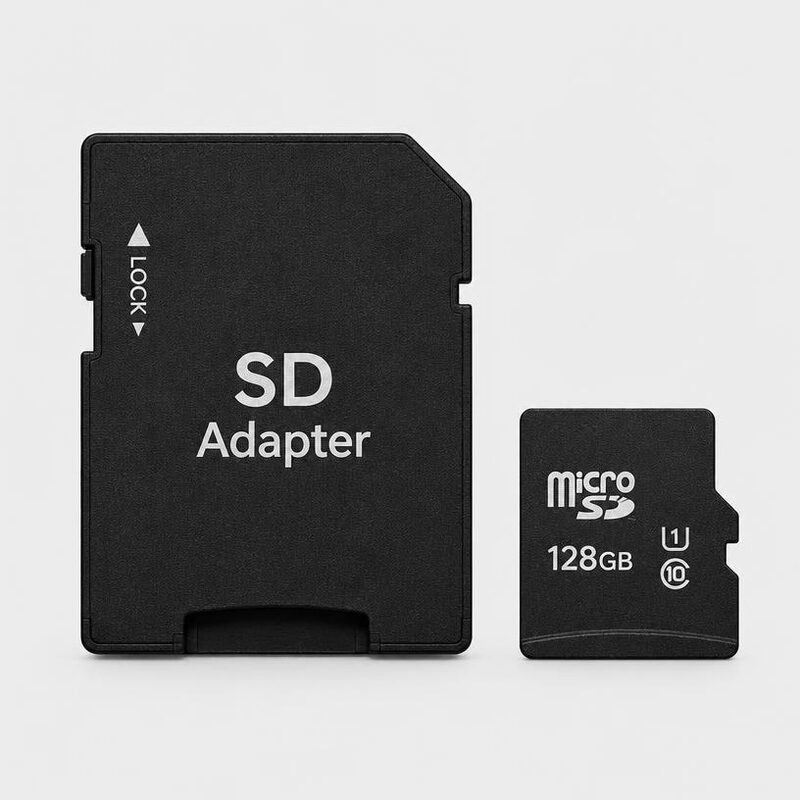 Cartão de Memória microSD 128 GB com Adaptador